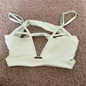 Green bikini top from Tavik, Size large but I usually wear a medium
